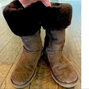 UGG Classic Tall Chocolate Brown Boot - Size 9